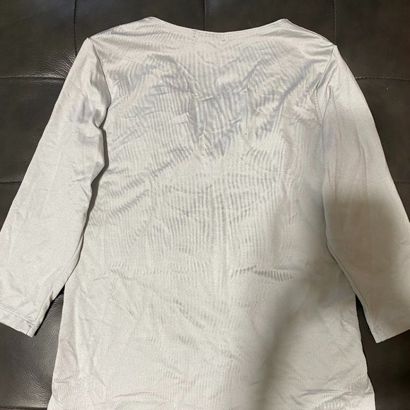 A'NUE LIGNE silver top - Picture 2 of 2